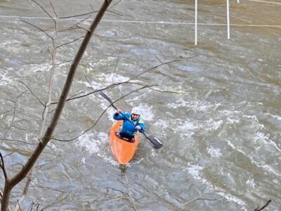 Kayaking on the River Wye in the Wye Valley