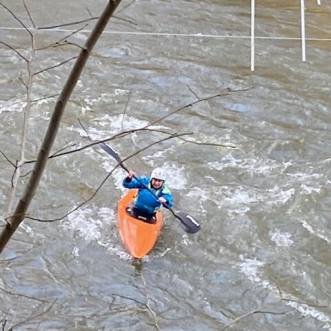 Kayaking on the river Wye | Dog Friendly forest cabin Wye Valley Forest of Dean luxury hot tub