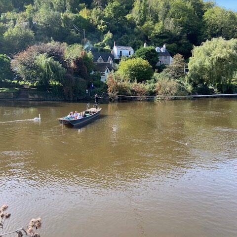 River Wye Ferry Crossing Symonds Yat | luxury cabin with hot tub dog friendly forest holiday sleeps up to 4