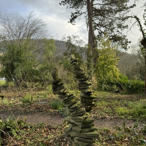 sculpture at Wye valley Sculpture Garden Tintern | self catering dog friendly cottage with hot tub Wye Valley AONB Rowan Tree Retreat